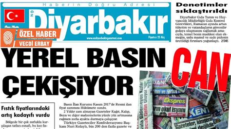 Diyarbakır gündem gazetesi